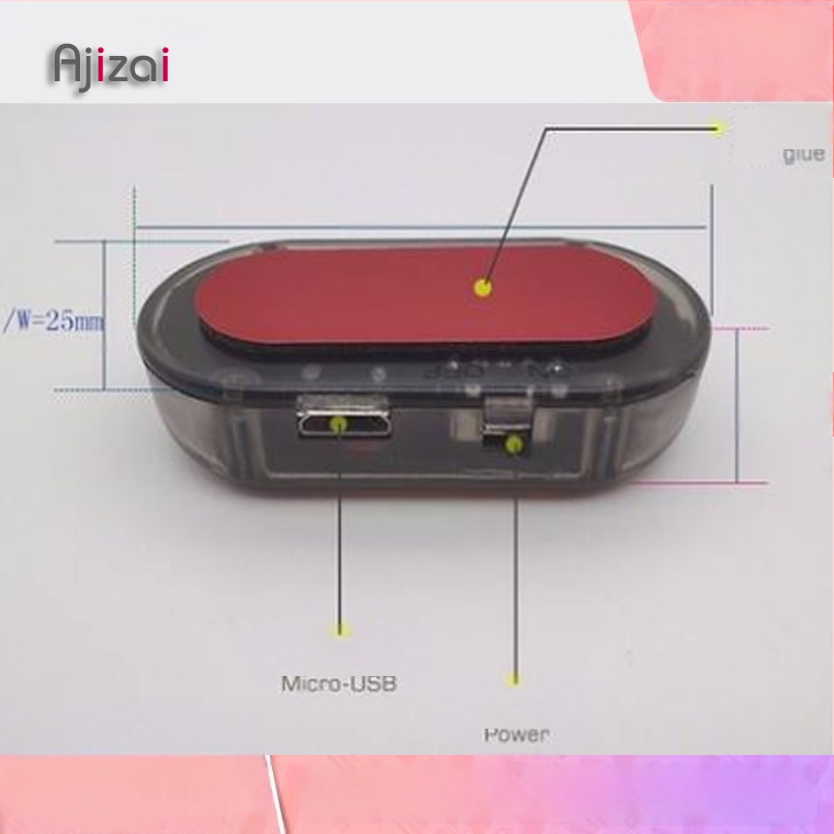 Ajizi LED bezvadu auto brīdinājuma gaisma, ABS korpuss, modelis 172, universāla saderība