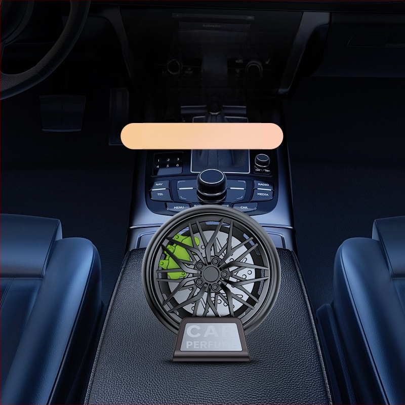 Автомобилен ароматерапевтичен твърд ароматизатор с клип за въздушен изход, декоративен и ароматен (аромат на портокалово цвете • под 5 ml • срок на годност 3 години • флорален аромат)