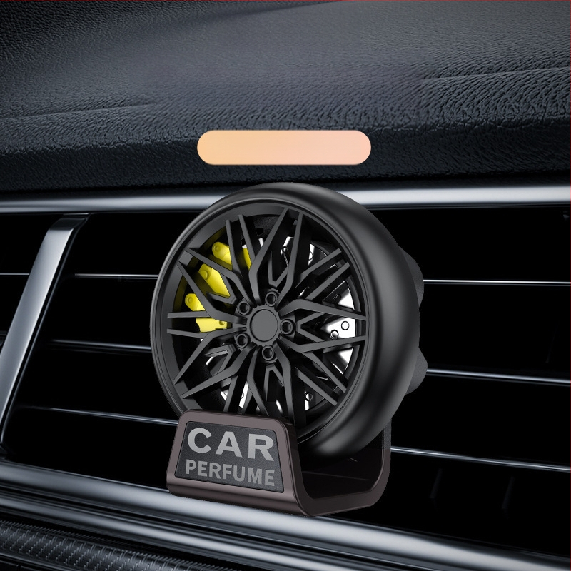 Автомобилен ароматерапевтичен твърд ароматизатор с клип за въздушен изход, декоративен и ароматен (аромат на портокалово цвете • под 5 ml • срок на годност 3 години • флорален аромат)