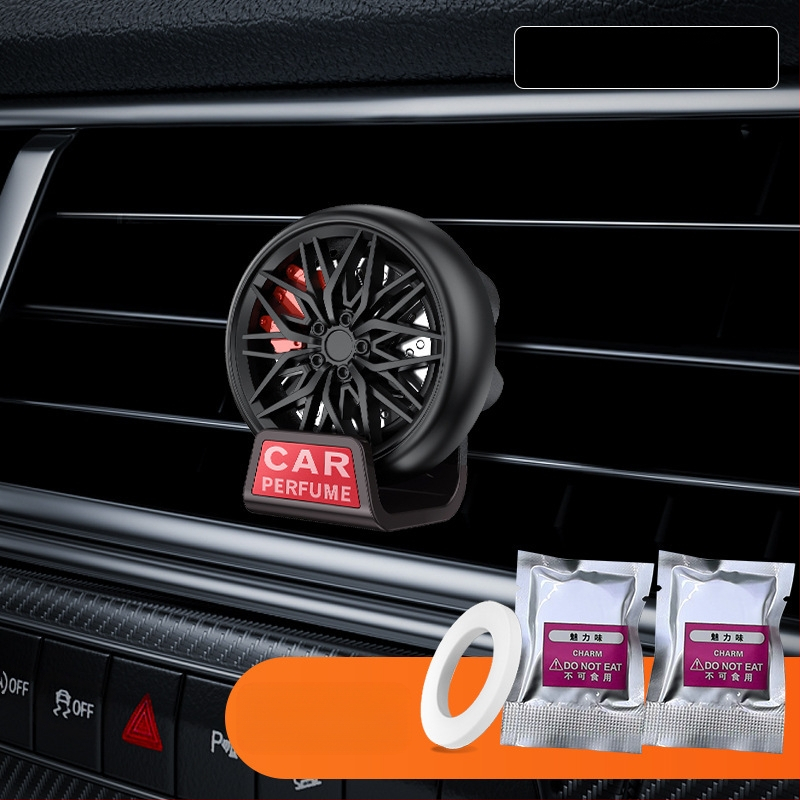 Автомобилен ароматерапевтичен твърд ароматизатор с клип за въздушен изход, декоративен и ароматен (аромат на портокалово цвете • под 5 ml • срок на годност 3 години • флорален аромат)