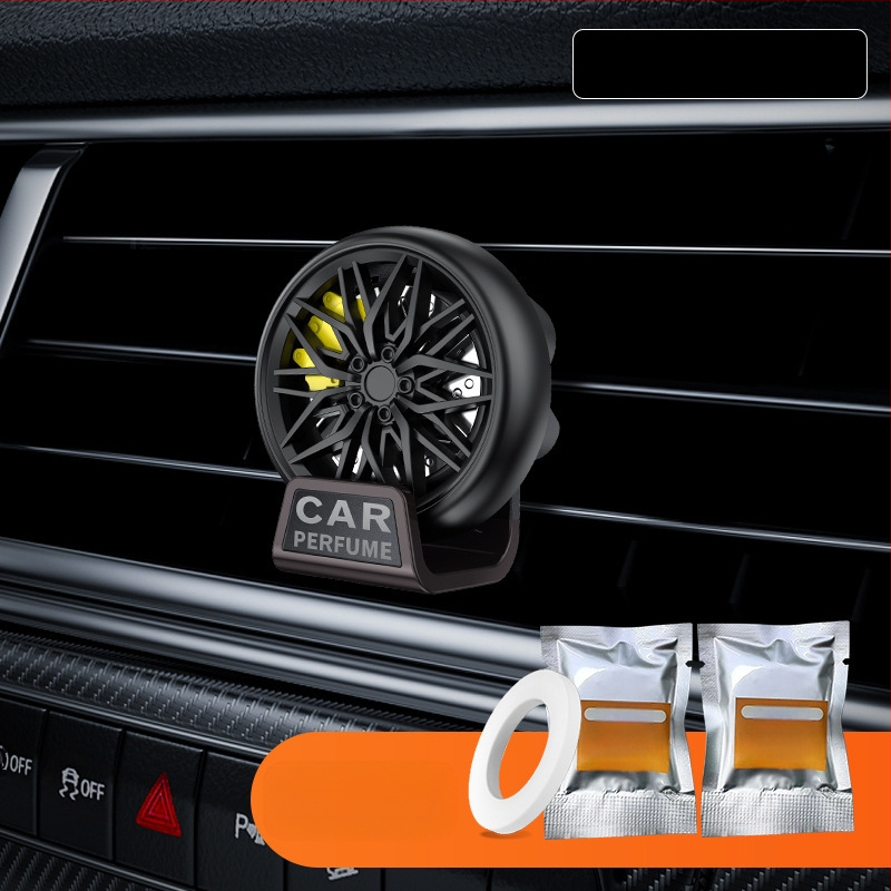 Автомобилен ароматерапевтичен твърд ароматизатор с клип за въздушен изход, декоративен и ароматен (аромат на портокалово цвете • под 5 ml • срок на годност 3 години • флорален аромат)