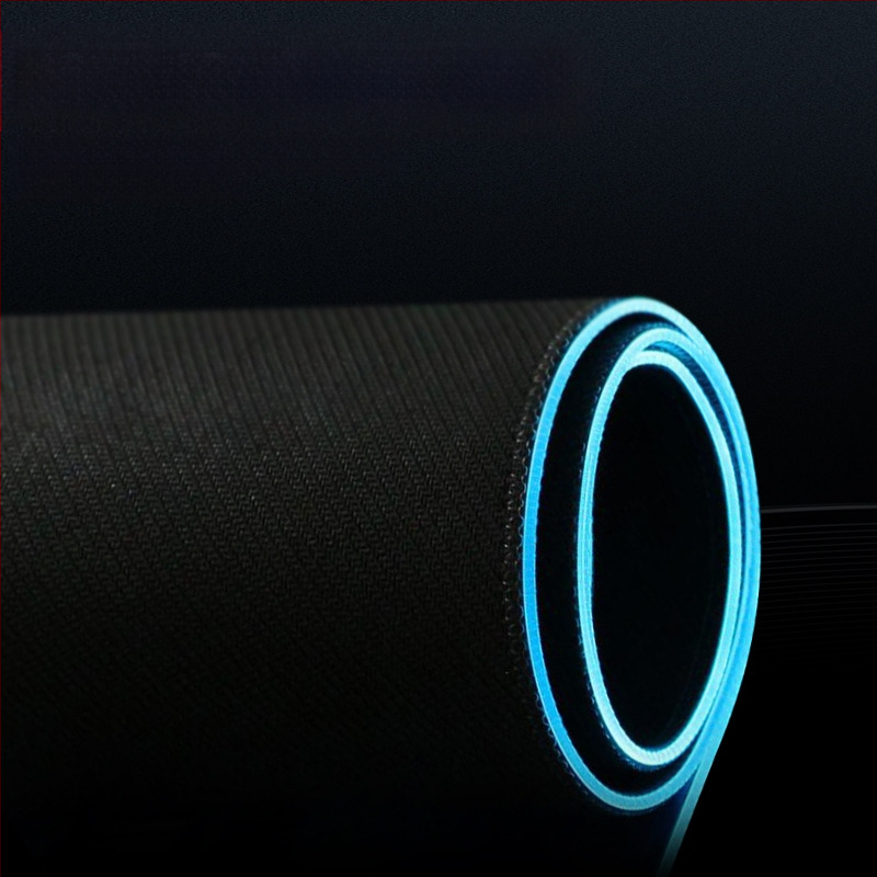 eSports LED šviesus didelės dydžio pelės kilimėlis, natūralus guma + audinys, vienpusis, šilumos perdavimas, pelės kilimėlis su skaičiuotuvu, pritaikomas