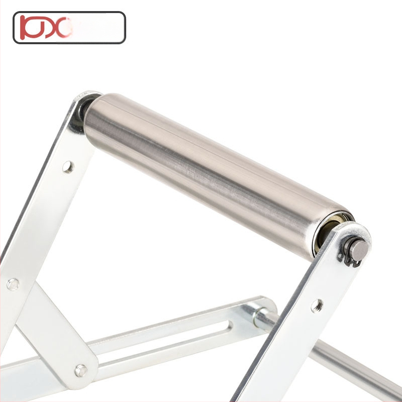 Сгъваема опорна рамка от неръждаема стомана за режещи машини с балансиращ повдигащ трипод скоба за дълги материали