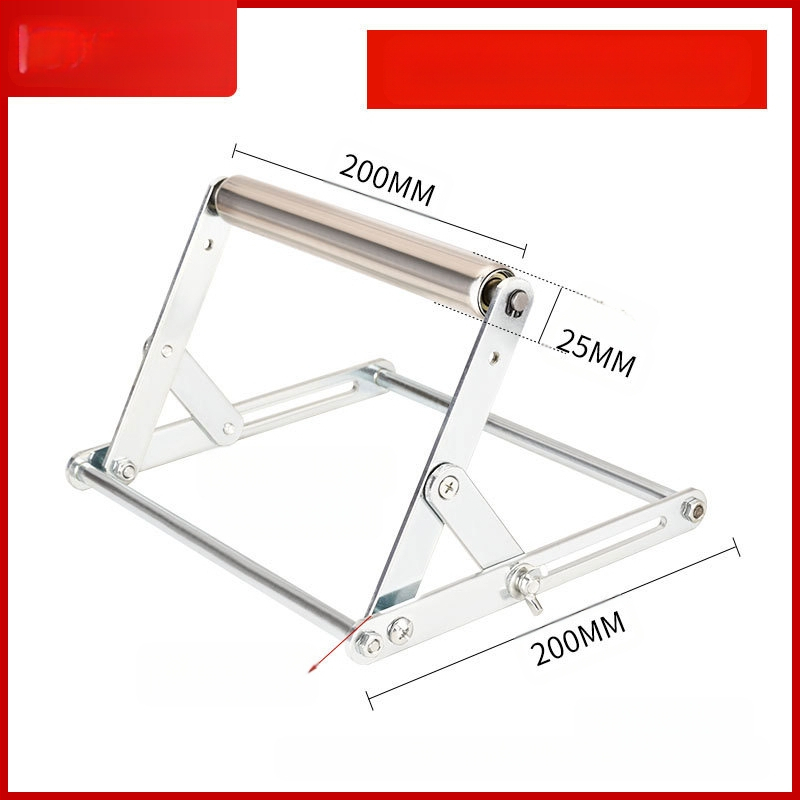 Сгъваема опорна рамка от неръждаема стомана за режещи машини с балансиращ повдигащ трипод скоба за дълги материали