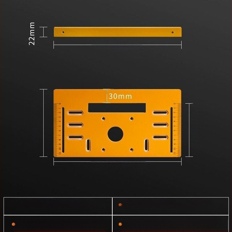 Основа за режеща машина (ABS материал) – аксесоари за машини за рязане