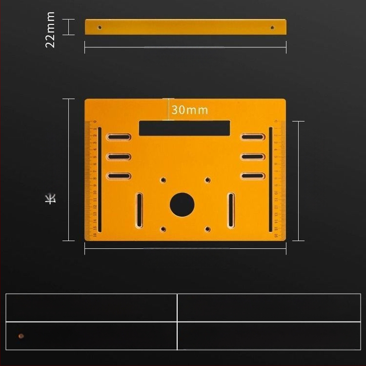 Основа за режеща машина (ABS материал) – аксесоари за машини за рязане