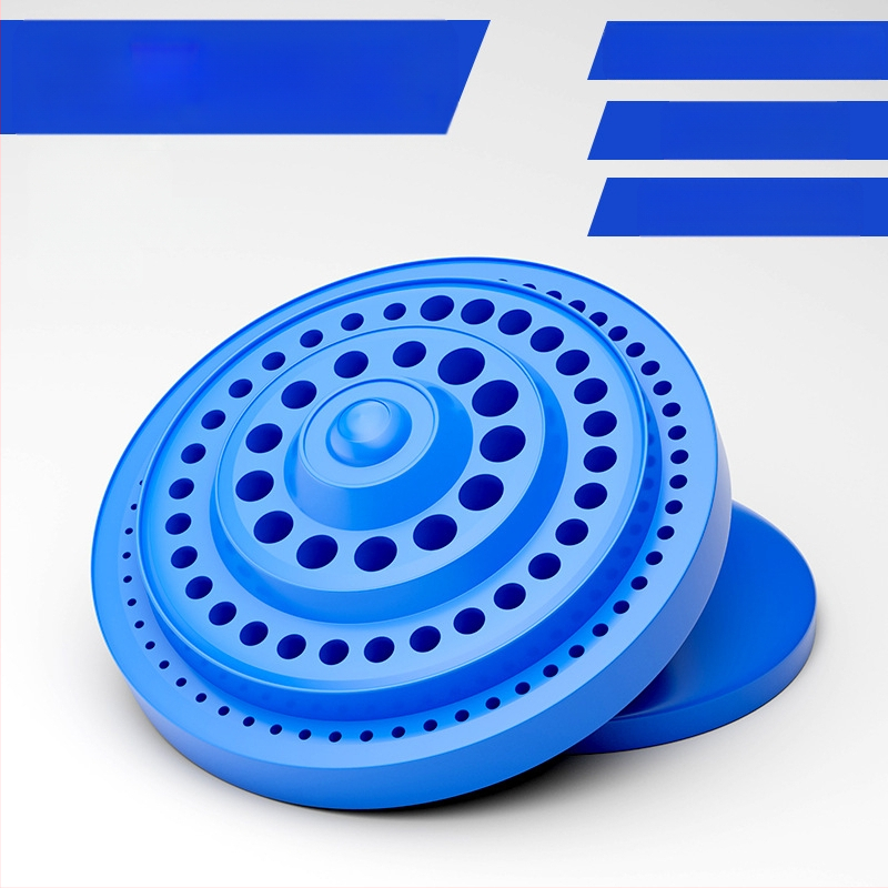 Rato CNC frezavimo įrankių saugojimo dėžė – ABS, surinkta dalių dėžė, nešiojama, 1,5 mm sienos storis, -10°C–60°C temperatūros diapazonas, 85 frezavimo įrankių ertmių ir 100 grąžtų ertmių talpa