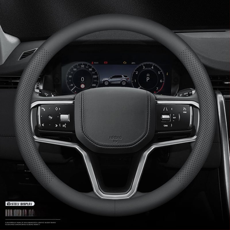 Automobilio vairos dangtelis - universalus visiems metų laikams, neslystantis, dirbtinė oda