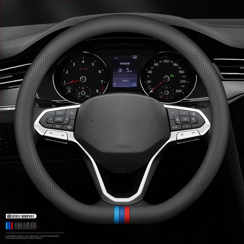 Automobilio vairos dangtelis - universalus visiems metų laikams, neslystantis, dirbtinė oda