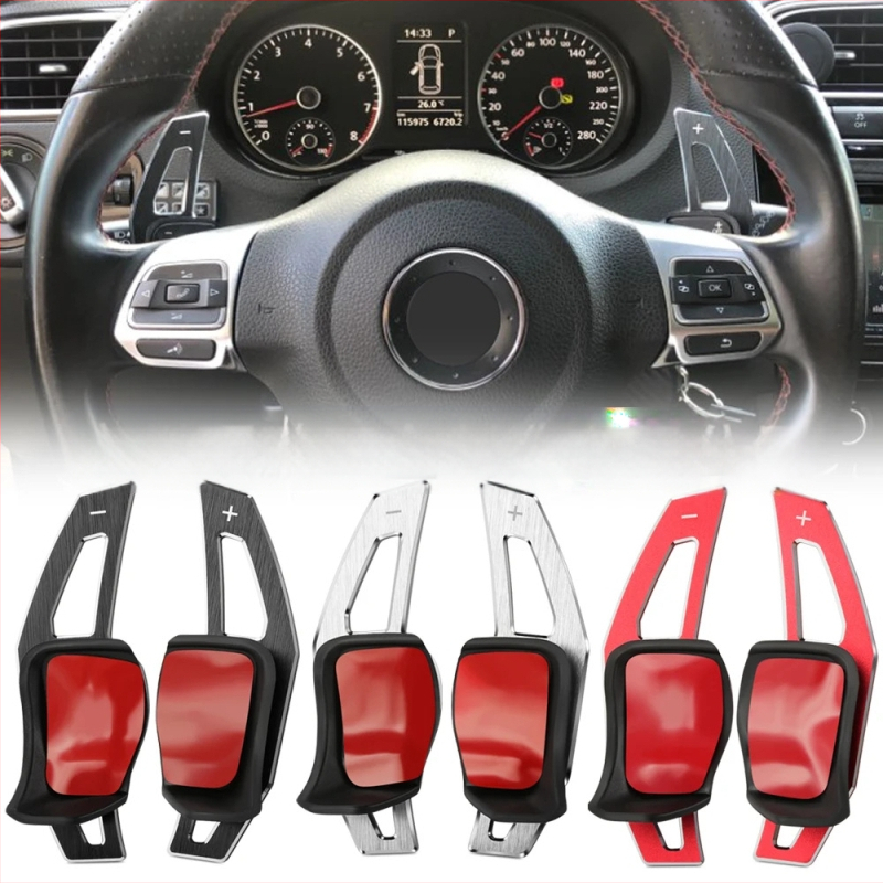 Падъл шифтер за волан VW Golf 6/7/8, алуминиева сплав, четкана повърхност с пясъкоструйна обработка, марка Shuopeng precision manufacturing