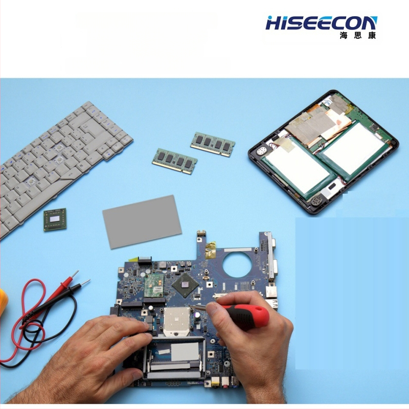 Haisikang CPU/GPU силиконова термална подложка, модел 01, издръжлива, безопасна и непроводяща, лесна за използване, пусната през 2024