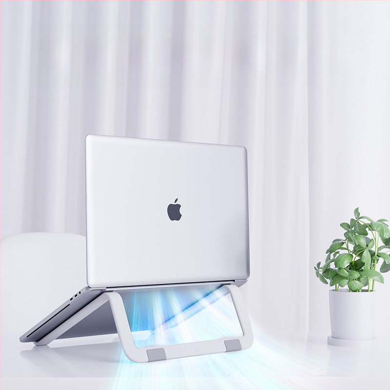 Стойка за лаптоп за маса, нейлон и стъкловлакна, охлаждане