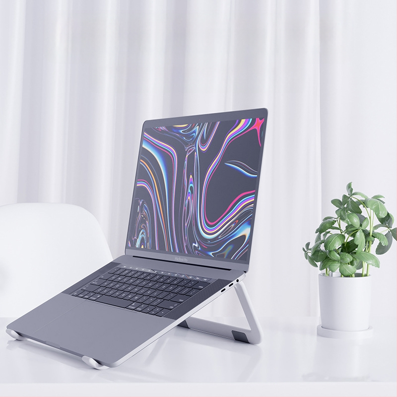 Стойка за лаптоп за маса, нейлон и стъкловлакна, охлаждане