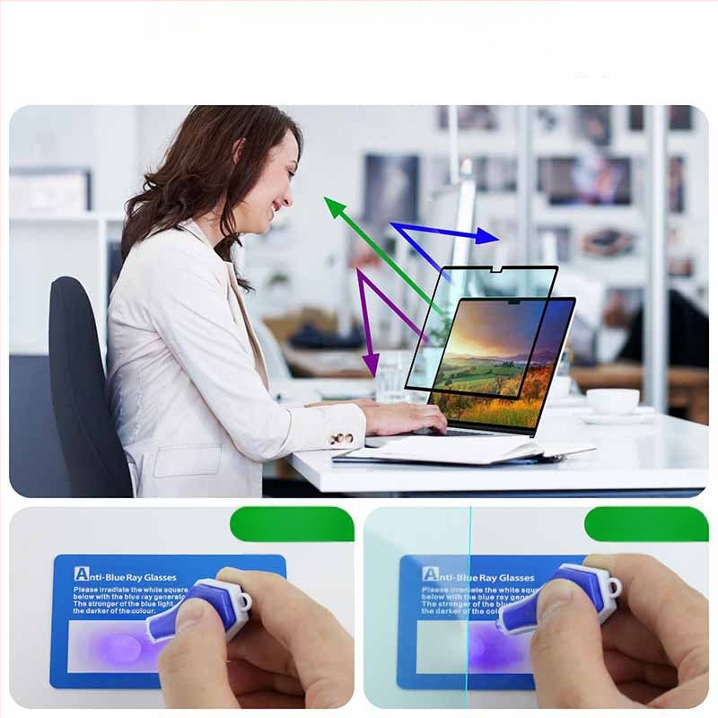 MacBook Pro магнитен филм против синя светлина с матово антиотразително покритие, трислоен PET, обработка на повърхността, за MacBook Pro