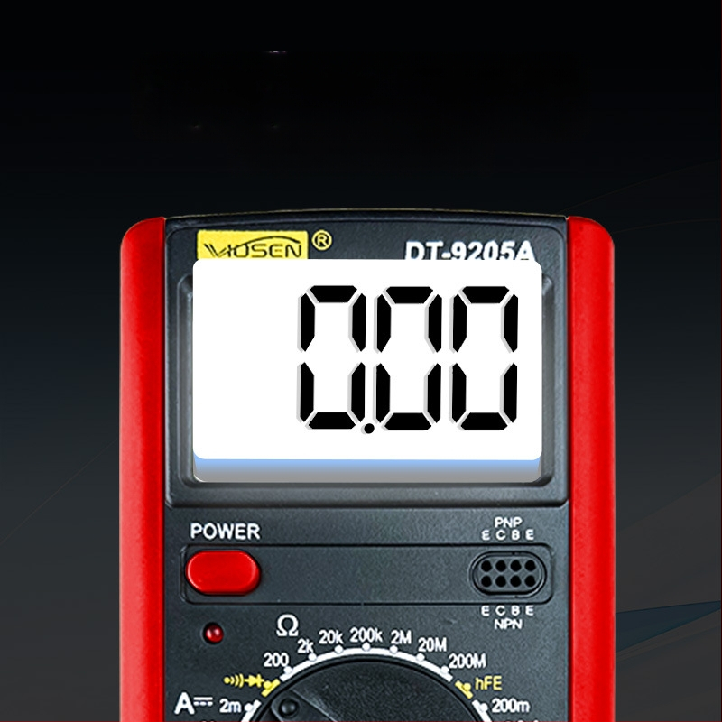 Digitalni multimetar DT9205A - visoka preciznost, zaštita od opeklina, digitalni zaslon, mjerenje napona i struje