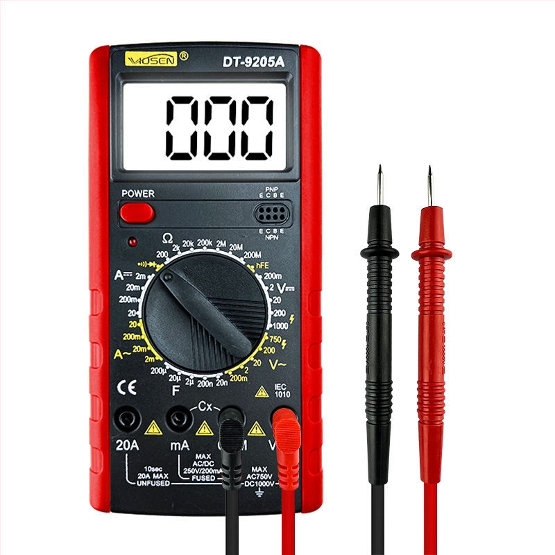 Digitalni multimetar DT9205A - visoka preciznost, zaštita od opeklina, digitalni zaslon, mjerenje napona i struje