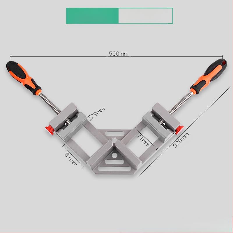 90° nurga all oleva klamber – puidutööde jaoks mitmeotstarbeline kiire klamber, akvaariumi hoidja