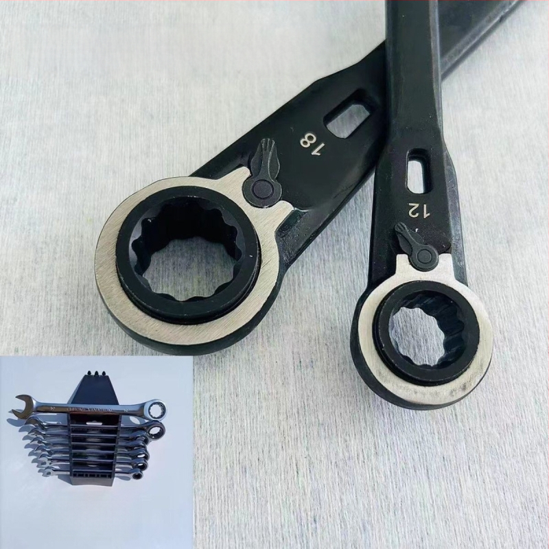 Четири в едно: бърз въртящ ключ с двойна глава, двупосочен за автомобилен ремонт