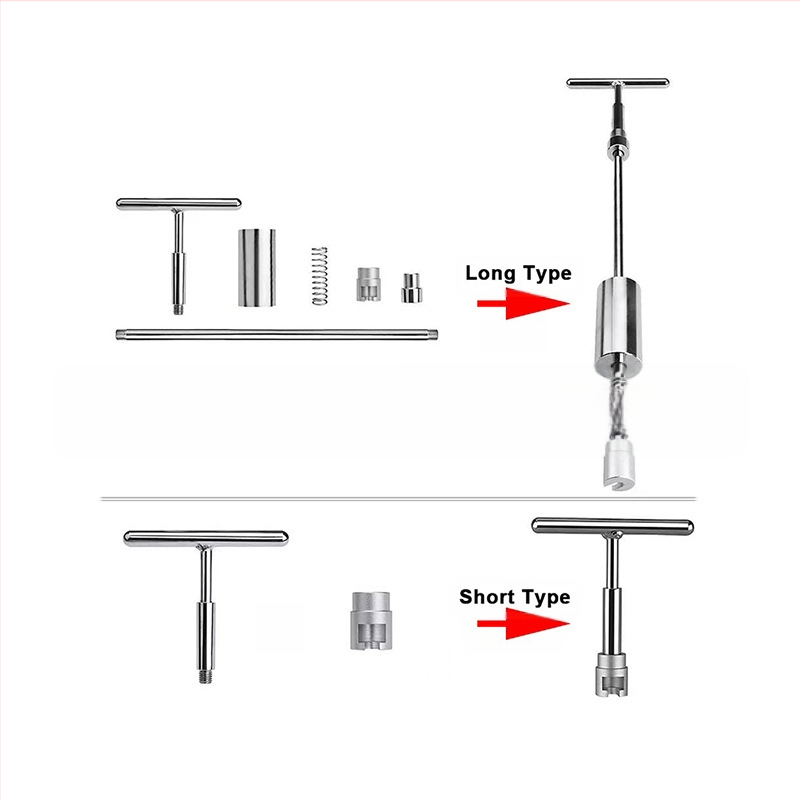 Core Transfer Комплект за ремонт на вдлъбнатини по автомобил — вакуумна чашка, издърпващ инструмент; материали: желязо, пластмаса, алуминий