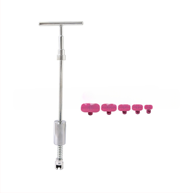 Core Transfer Комплект за ремонт на вдлъбнатини по автомобил — вакуумна чашка, издърпващ инструмент; материали: желязо, пластмаса, алуминий