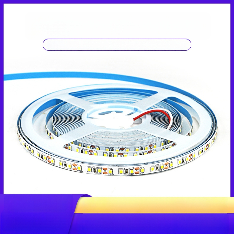 LED лента 2835, гъвкава платка без корпус, вход 12–24V, 120 LED, 120° лъч, 10W, без димер