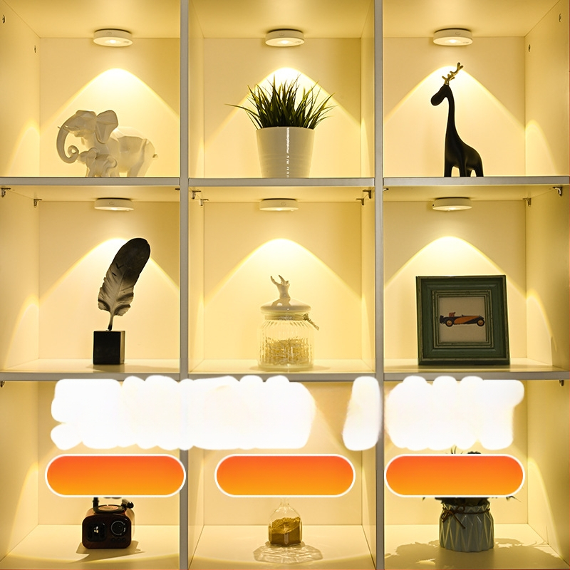 LED прожектор с дистанционно управление, зареждаема лампа с магнитно самозалепване за витрина на винен шкаф