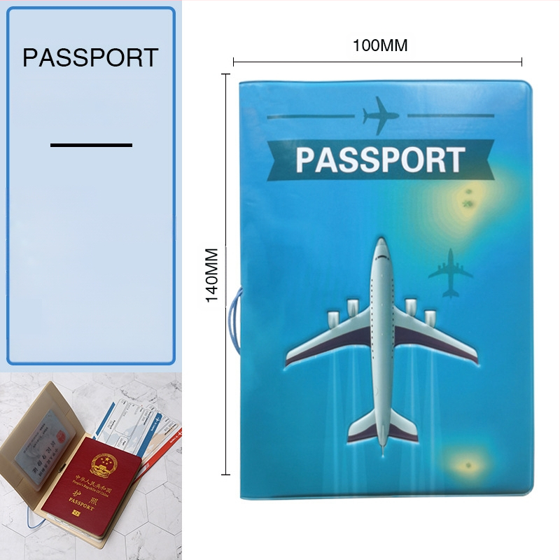 Paso ir ID dėklas – PVC korpusas, vidinis iš sintetinės odos, peizažo raštas, neutralaus dizaino abiems lytims, kasdieniam naudojimui