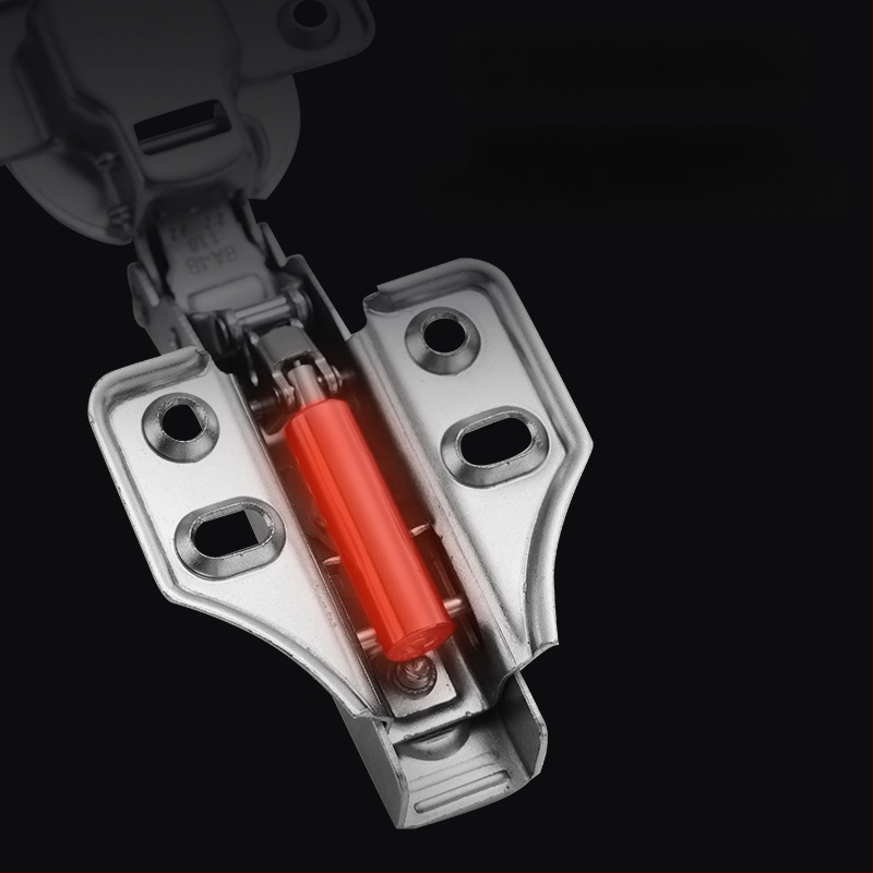 Двухстъпков демпфериращ панти за врати на шкафове и гардероби, Baosteel hemp fabric, електроплакиран завършек