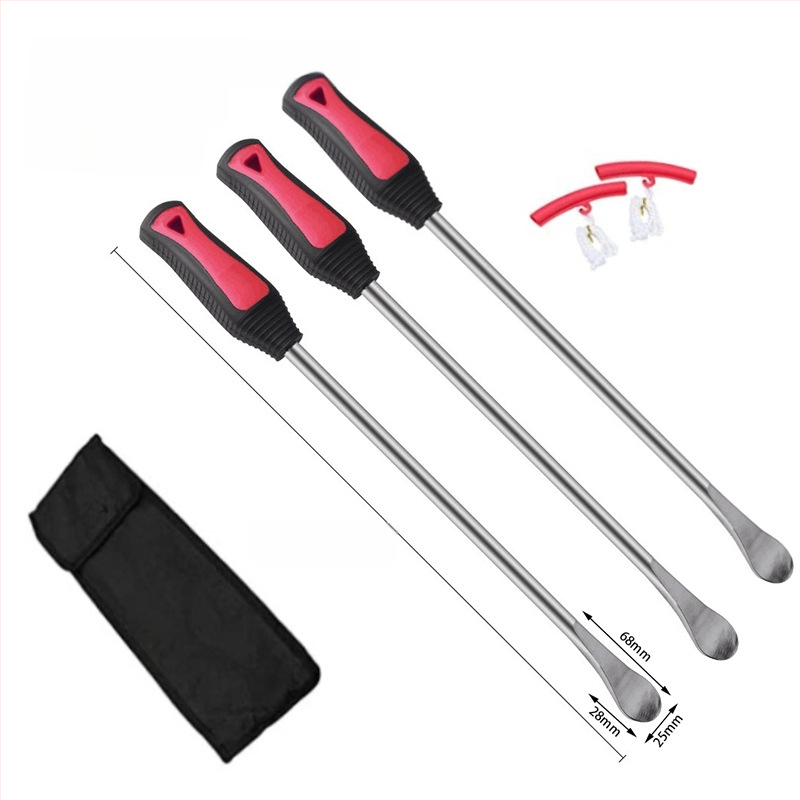 Титаниев прът за ремонт на автомобилни гуми – кръгъл прът с два края (кръгъл и плосък); материал: титаниева сплав; тегло 895 g.