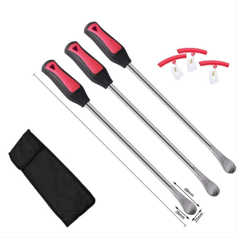 Титаниев прът за ремонт на автомобилни гуми – кръгъл прът с два края (кръгъл и плосък); материал: титаниева сплав; тегло 895 g.