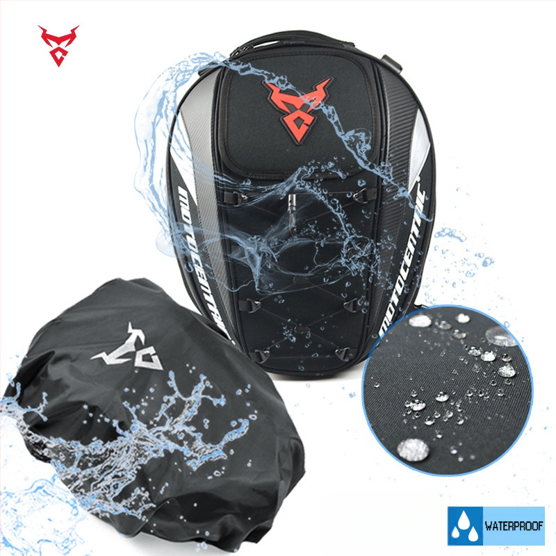 MOTOCENTRIC Knight Pack Τσάντα κράνους μοτοσικλέτας – Μεγάλης χωρητικότητας, Oxford ύφασμα, Δυνατότητα προσαρμογής