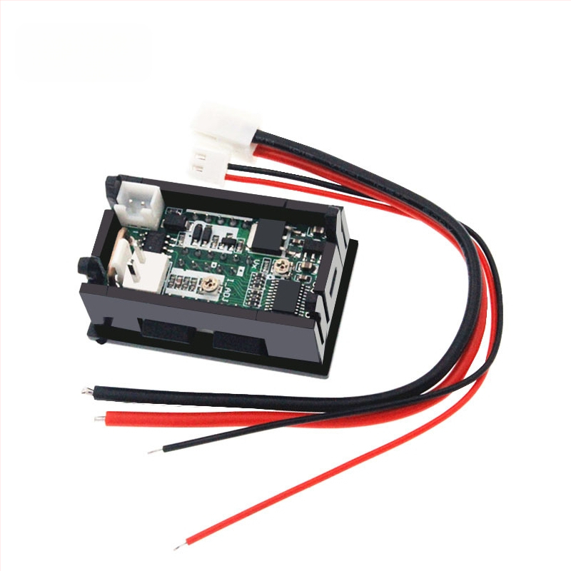 ZY LED DC μετρητής τάσης και ρεύματος με διπλή οθόνη (DC 7–100 V, 10/50/100 A)