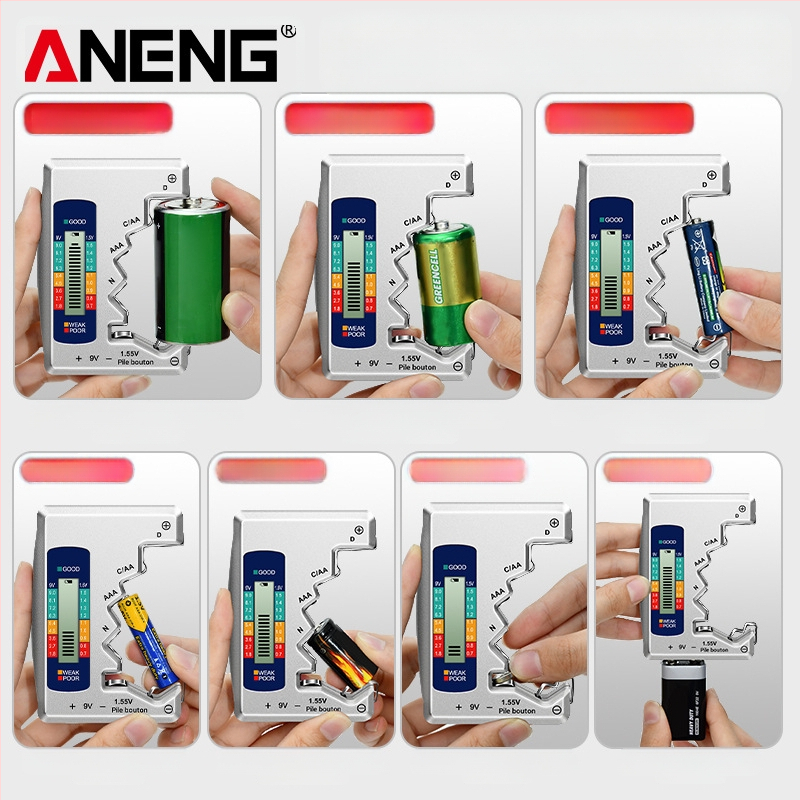 ANENG kartični tester napona baterije s LCD prikazom