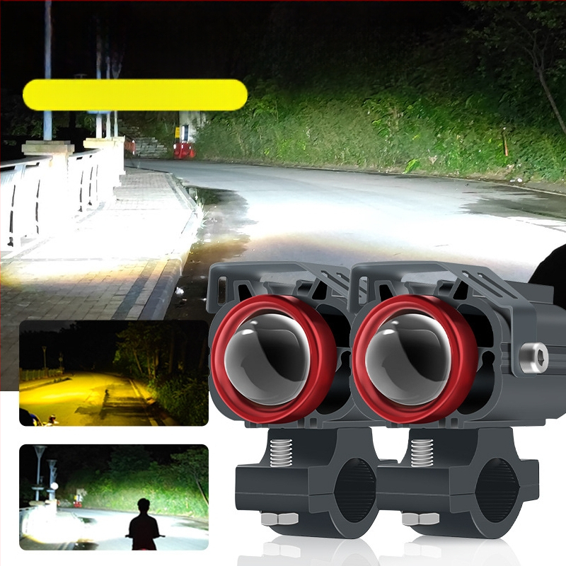 LED reflektor za motocikl, 40W, 5000+ lm, 12–80V, aluminijsko kućište, model T12