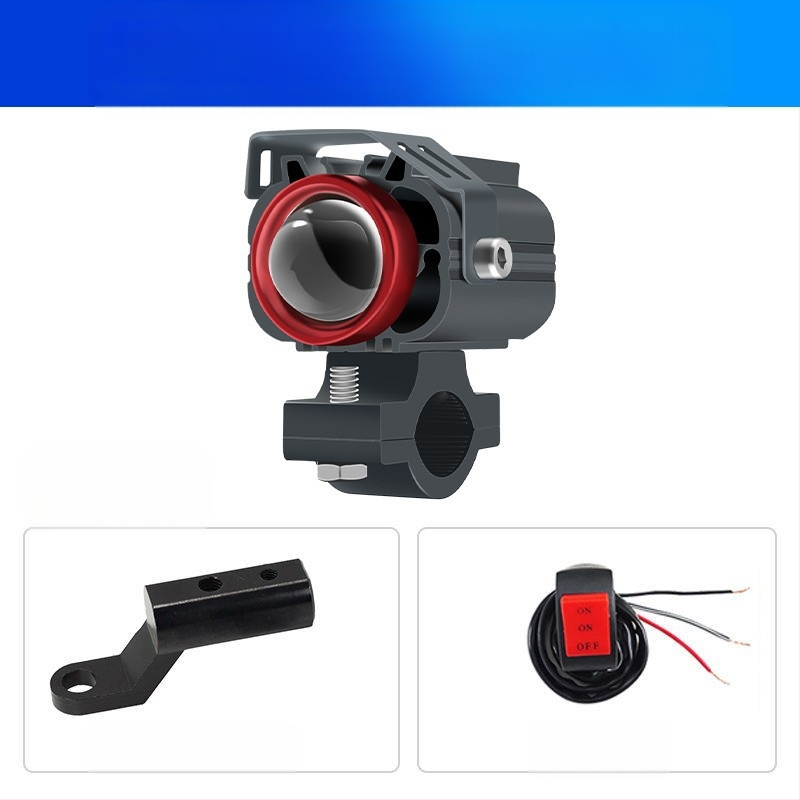 LED reflektor za motocikl, 40W, 5000+ lm, 12–80V, aluminijsko kućište, model T12