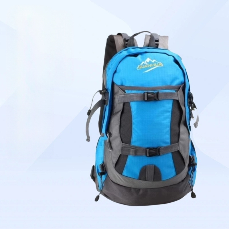 Pārgājienu mugursoma no izturīga Oxford auduma, lielas ietilpības, ūdens atgrūdoša, plecu siksnas ar gaisa spilveniem