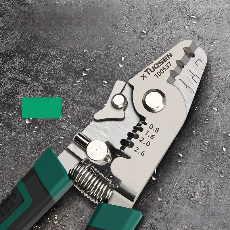 Višestruki alat za optička vlakna – uklanjanje izolacije, hvatanje, rezanje i oblikovanje, s oštrim vrhom