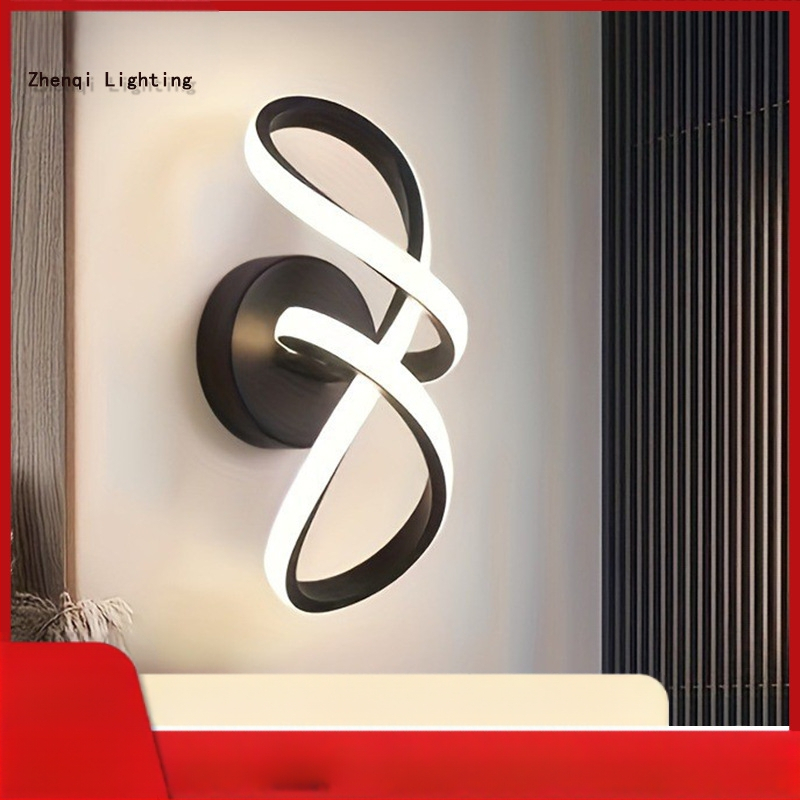 Sienas lampa - mūsdienīgs un minimālistisks, PC abažūrs, LED avots, dzelzs korpuss, 85-265V