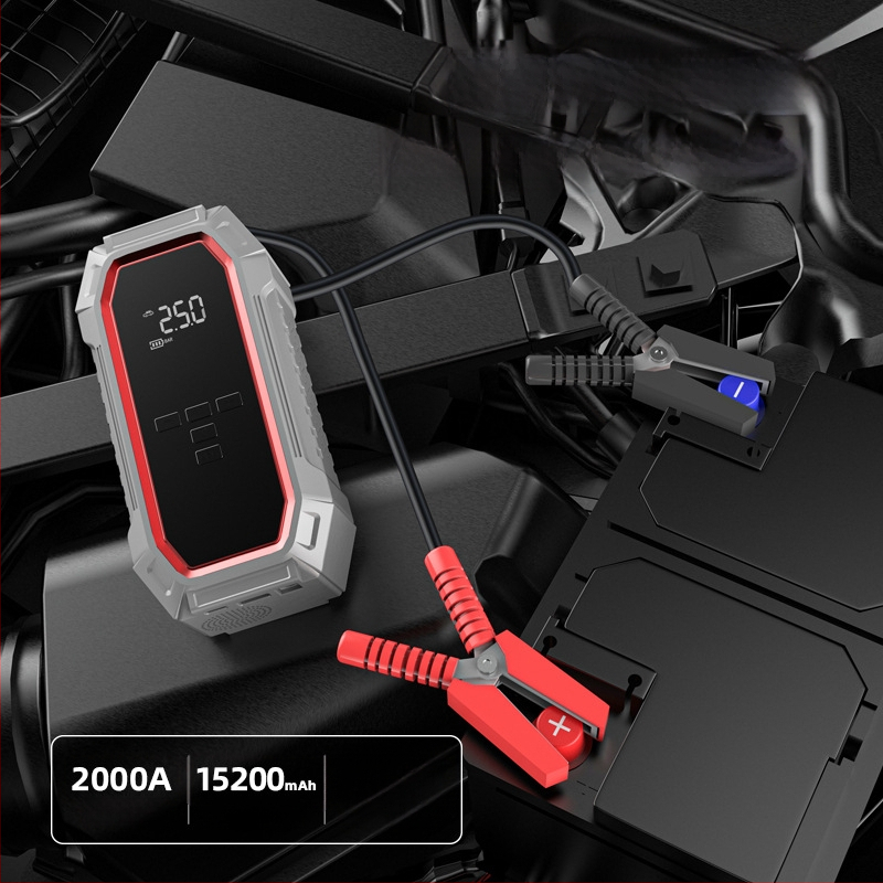 Nešiojama automobilių padangų siurblys – vieno cilindro (14.8V, 80W, 25 L/min, >20 min veikimo laikas)