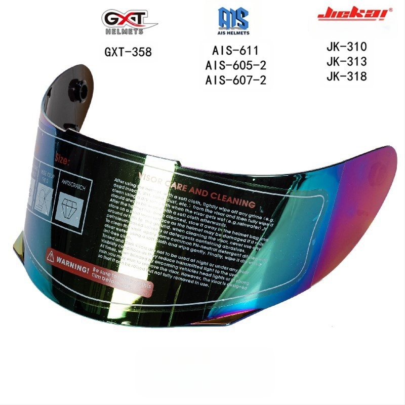 JIEKAI motocikla ķiveres lēca JK-310/313/318, PC, DOT sertifikāts, pilna ķivere