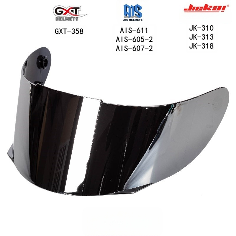 JIEKAI motocikla ķiveres lēca JK-310/313/318, PC, DOT sertifikāts, pilna ķivere