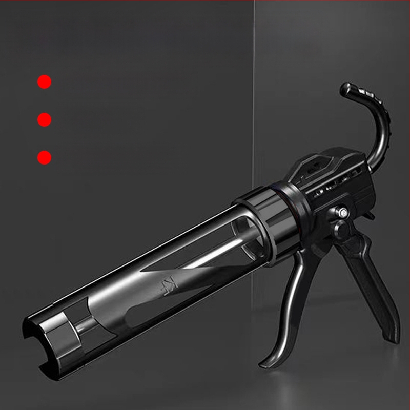 Пистолет за уплътнител, алуминиев корпус, серия: уплътнителен пистолет, тегло 0.7 кг