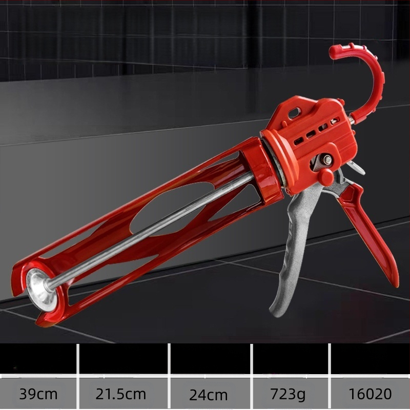 Пистолет за уплътнител, алуминиев корпус, серия: уплътнителен пистолет, тегло 0.7 кг