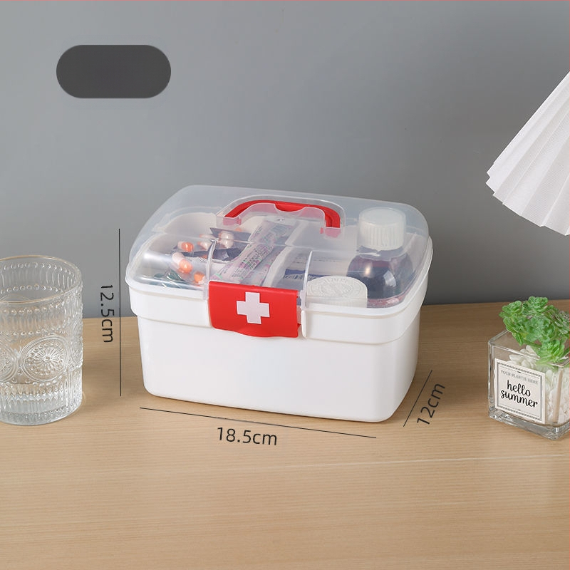 Φορητό πλαστικό κουτί φαρμάκων, Μοντέλο 1, 1 Διαμέρισμα