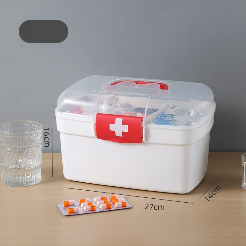 Φορητό πλαστικό κουτί φαρμάκων, Μοντέλο 1, 1 Διαμέρισμα