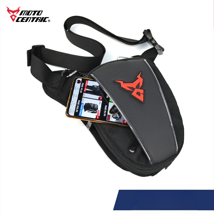 Τσαντάκι ποδιού μοτοσικλέτας MOTOCENTRIC Knight Pack – τσάντα ποδηλασίας, πολυεστέρας, αδειοδοτημένη ιδιωτική ετικέτα, κατάλληλη για τρέξιμο, ποδήλατο και ακραία σπορ