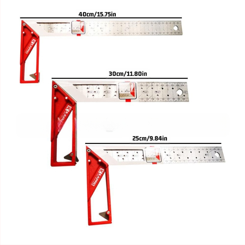 Дърводелски метален квадрат (Real profit, материал: неръждаема стомана, за дърводелство)