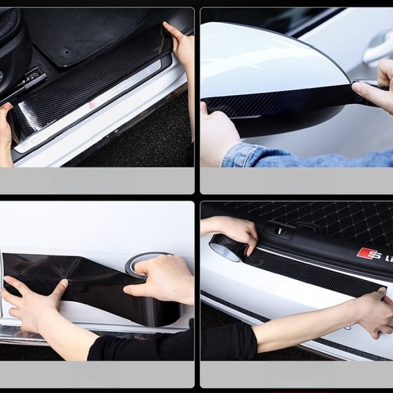 Προστατευτικό κατώφλι πόρτας αυτοκινήτου, προστασία από γρατζουνιές για τα πεντάλ, καθολικό διακοσμητικό αξεσουάρ