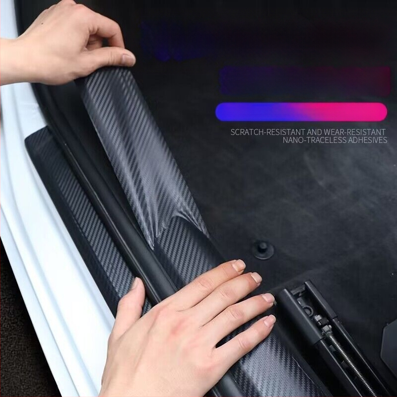 Προστατευτικό κατώφλι πόρτας αυτοκινήτου, προστασία από γρατζουνιές για τα πεντάλ, καθολικό διακοσμητικό αξεσουάρ