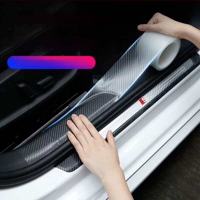 Προστατευτικό κατώφλι πόρτας αυτοκινήτου, προστασία από γρατζουνιές για τα πεντάλ, καθολικό διακοσμητικό αξεσουάρ